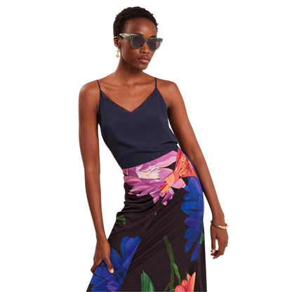 Navy - Lifestyle - Ted Baker Womens-Ladies Chiffon Lightweight Vest Top