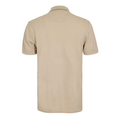Light Beige - Back - Boss Mens Paule 4 Polo Shirt