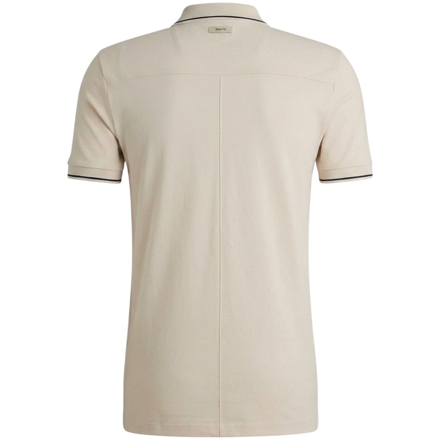 Natural - Back - Boss Mens Paule 4 Polo Shirt