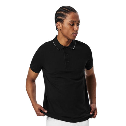 Black - Side - Boss Mens Paule 4 Polo Shirt