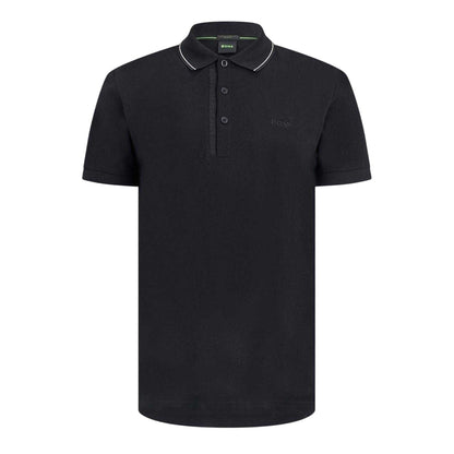 Black - Front - Boss Mens Paule 4 Polo Shirt