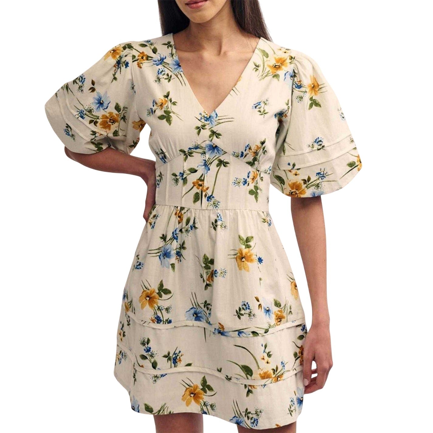 Multicoloured - Front - Nobody´s Child Womens-Ladies Clover Floral Mini Dress
