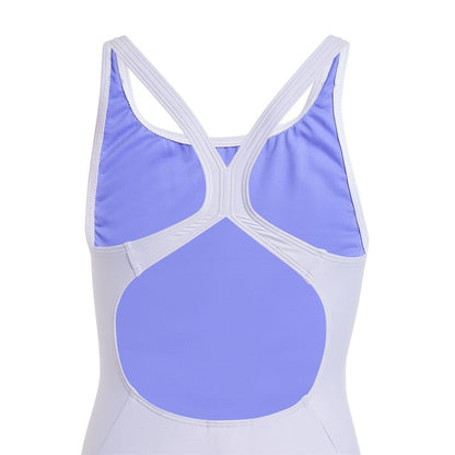 Violet-Cobalt - Lifestyle - Adidas Girls 3 Stripes One Piece Swimsuit