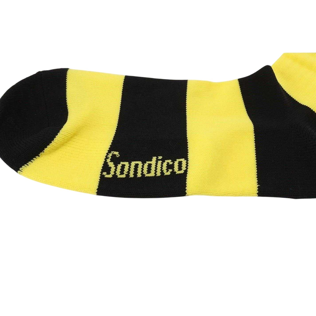 Black-Yellow - Lifestyle - Sondico Mens Contrast Striped Football Socks