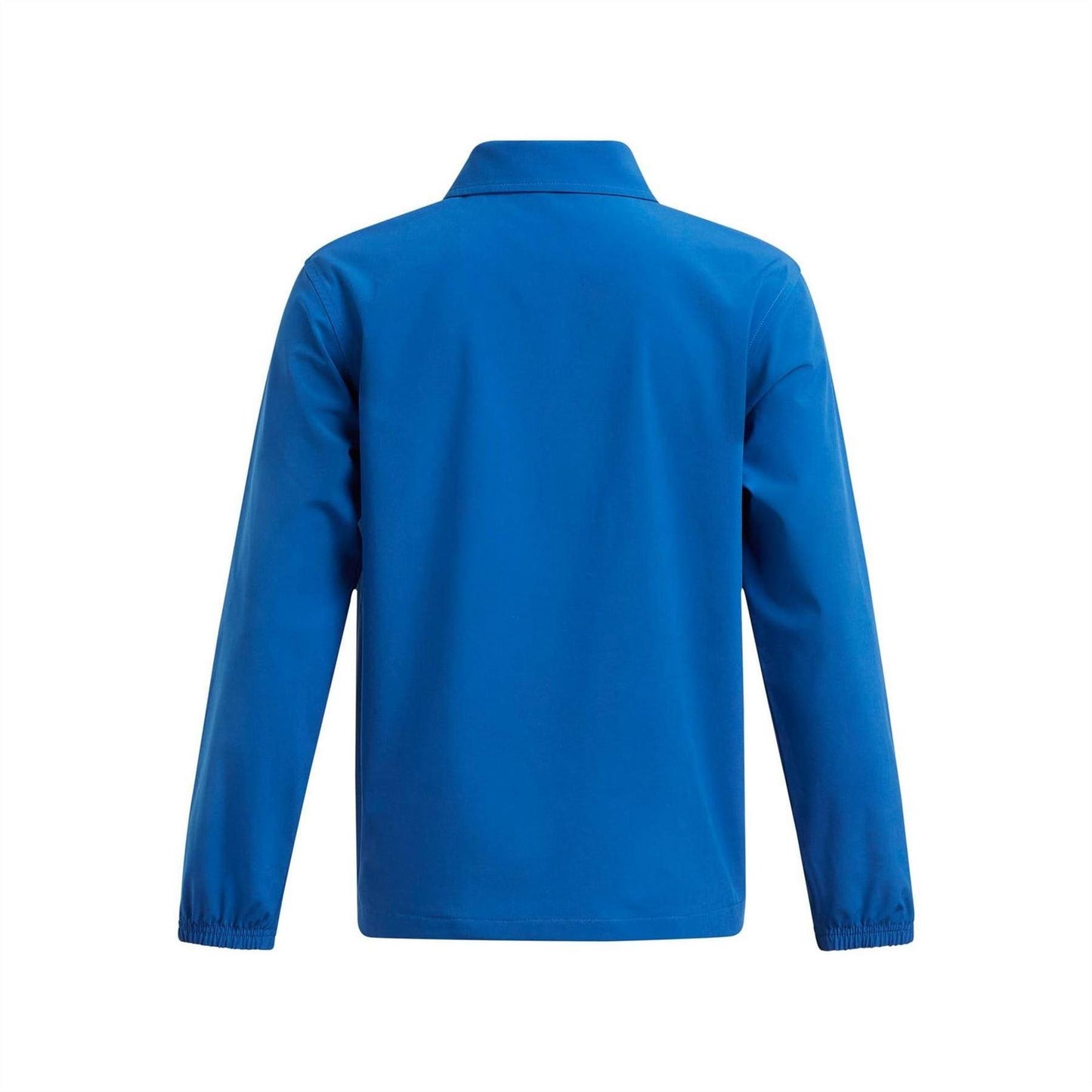 Blue - Back - Under Armour Boys Icon Woven Lightweight Coach Jacket