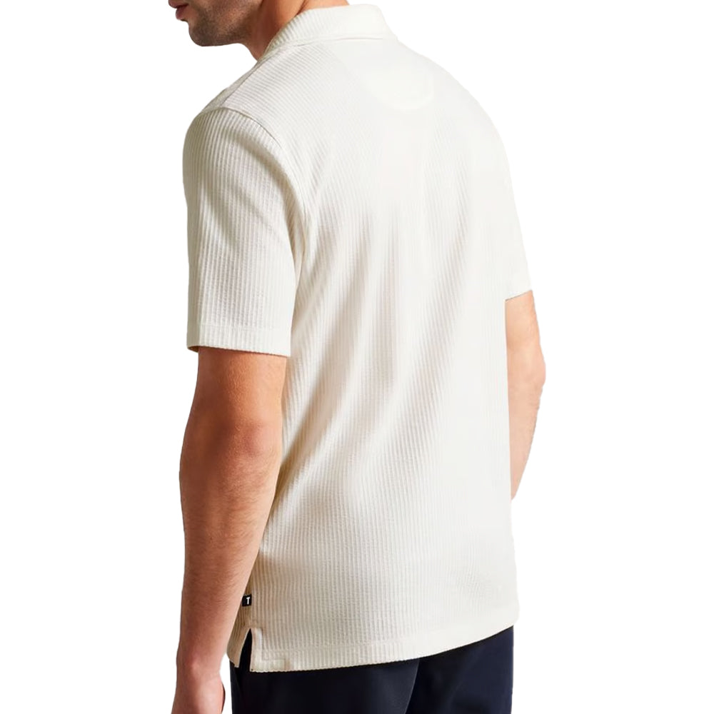 White - Back - Ted Baker Unisex Adult Arkes Regular Polo Shirt