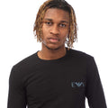 Black - Lifestyle - Emporio Armani Mens Slim Long-Sleeved T-Shirt