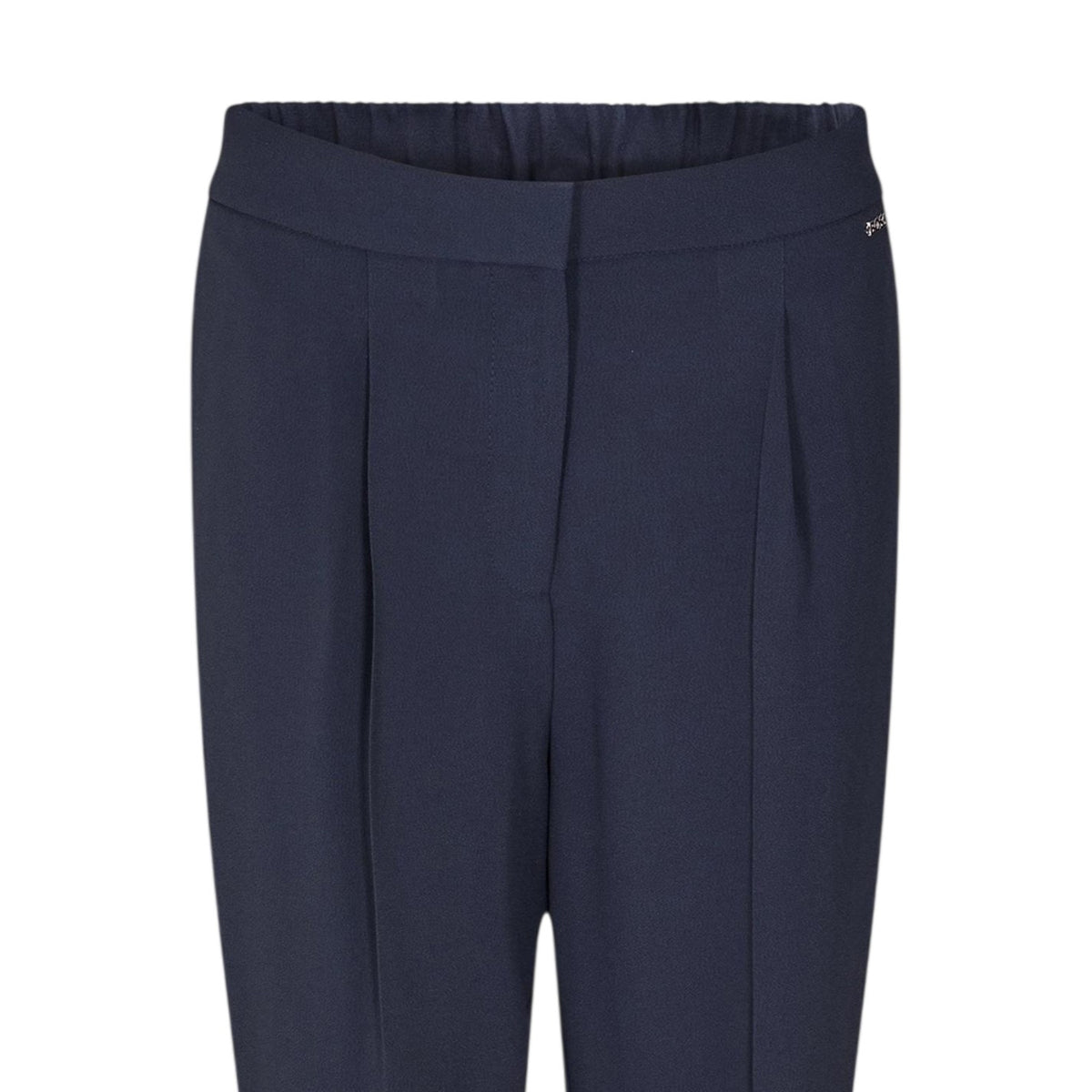 Blue - Side - Boss Womens-Ladies Talosa Pleated Trousers