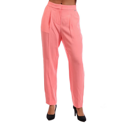 Purple - Front - Boss Womens-Ladies Talosa Pleated Trousers