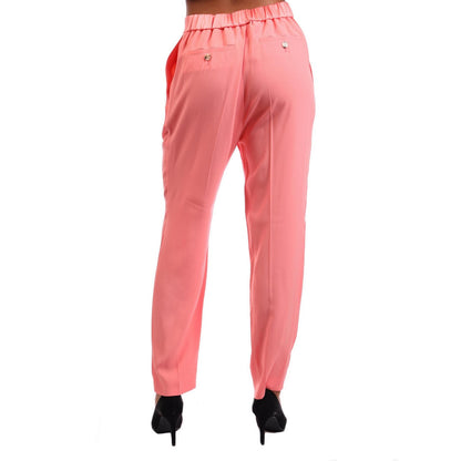 Purple - Back - Boss Womens-Ladies Talosa Pleated Trousers