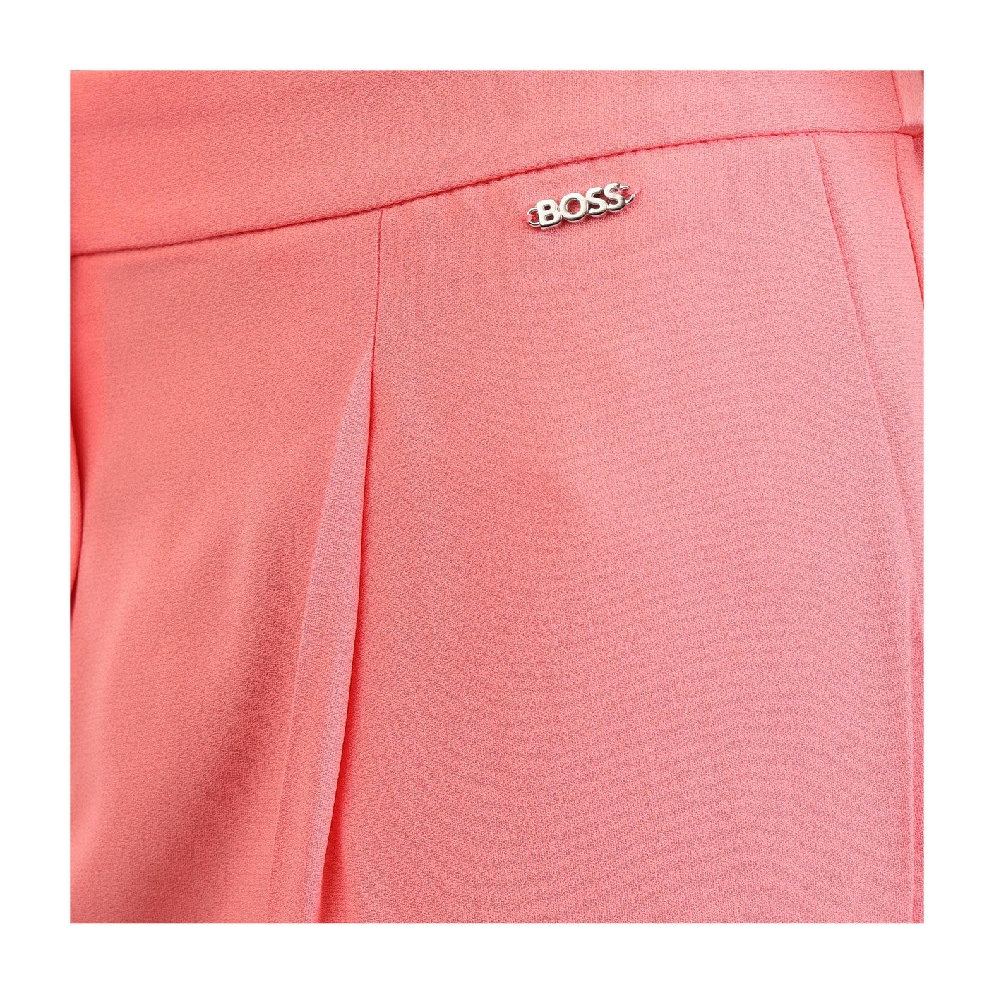 Purple - Side - Boss Womens-Ladies Talosa Pleated Trousers