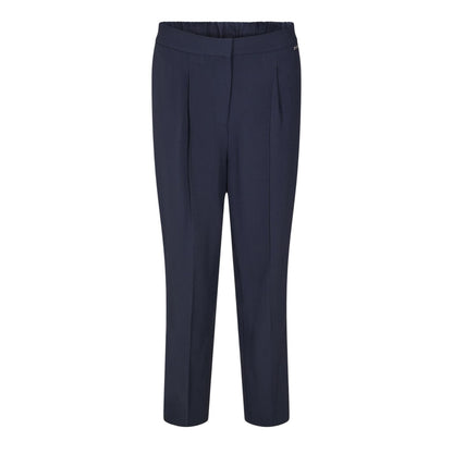 Blue - Front - Boss Womens-Ladies Talosa Pleated Trousers