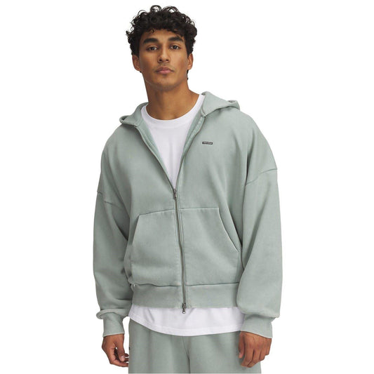 Green - Front - Under Armour Mens Fleece Hoodie