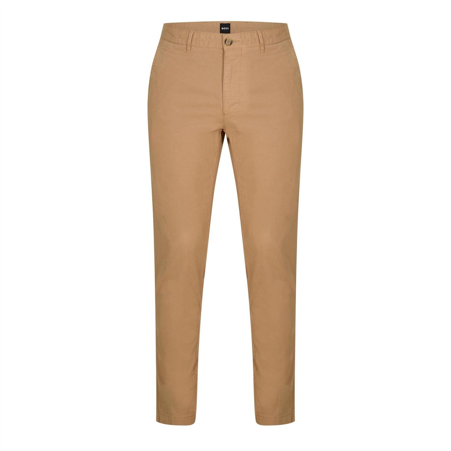 Light Beige - Front - Boss Mens Crigan3-D Tailored Trousers