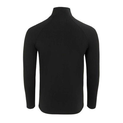 Black - Back - Nevica Mens Zip Neck Raglan Athletic Top
