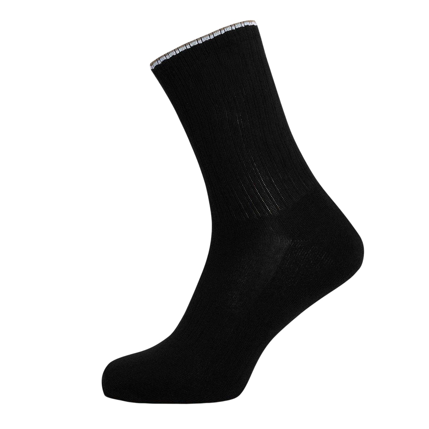 Black - Back - Boss Mens Logo Ankle Socks (Pack of 3)