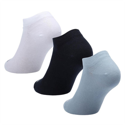 Blue - Back - Boss Womens-Ladies Ankle Socks (Pack of 3)