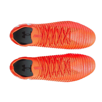 Orange - Side - Under Armour Childrens-Kids Elite Textured Football Boots