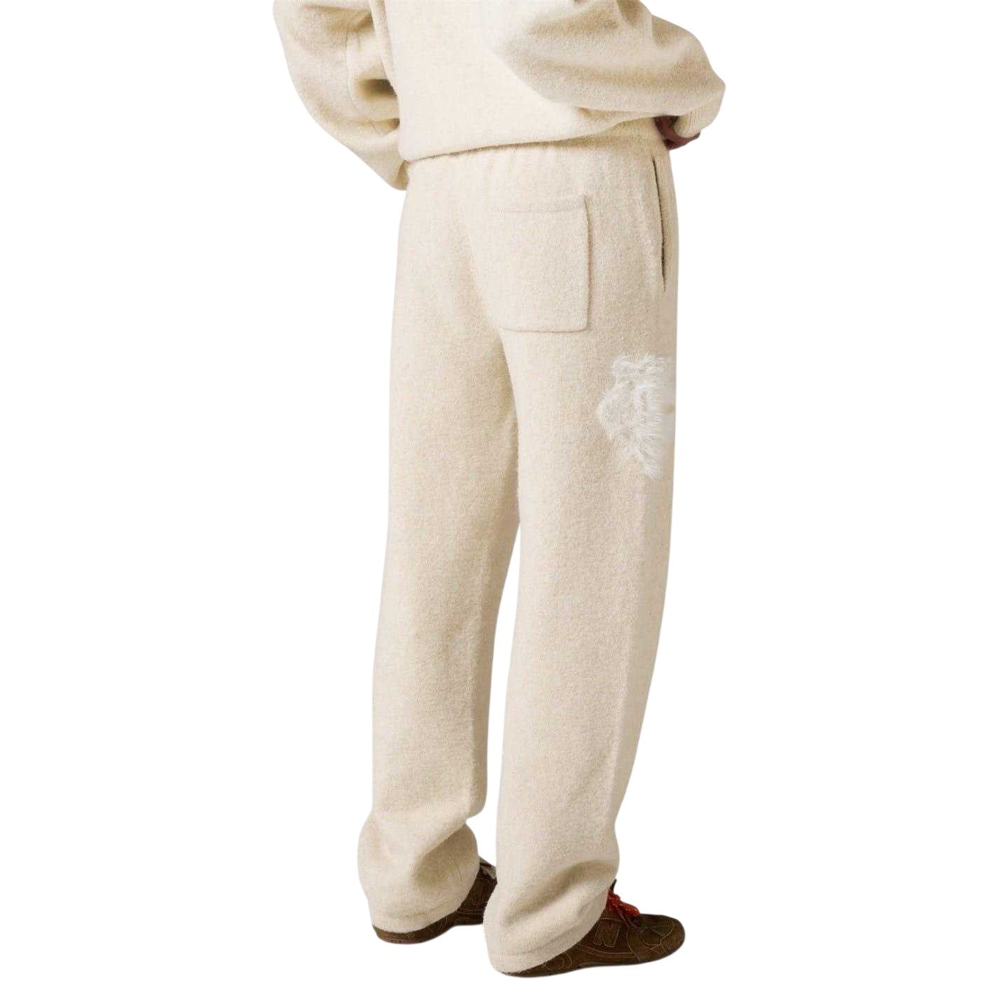 Beige - Lifestyle - Couture Womens-Ladies Wool Blend Relaxed Fit Joggers