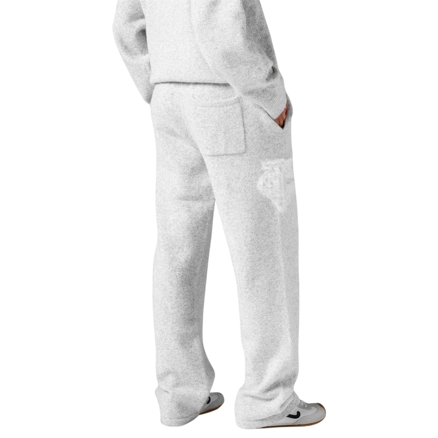Grey - Lifestyle - Couture Womens-Ladies Wool Blend Relaxed Fit Joggers