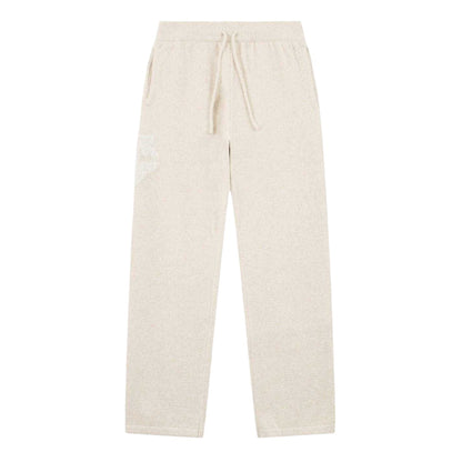 Beige - Front - Couture Womens-Ladies Wool Blend Relaxed Fit Joggers