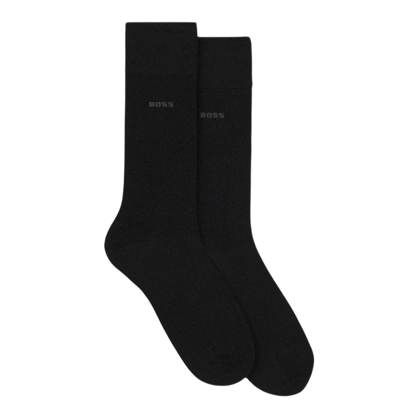Dark Blue - Front - Boss Mens Socks (Pack of 2)
