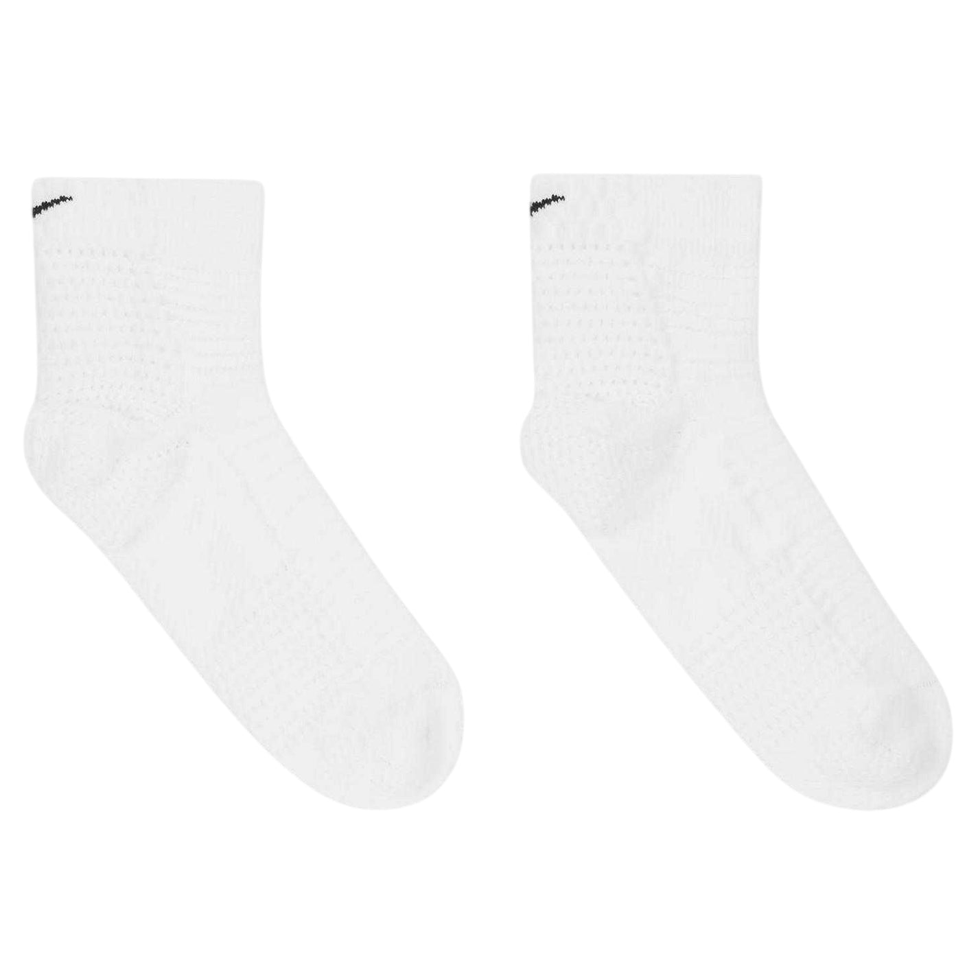 White-Black - Side - Nike Childrens-Kids Unicorn Ankle Socks