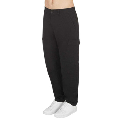 Black - Side - Armani Exchange Mens Cargo Trousers