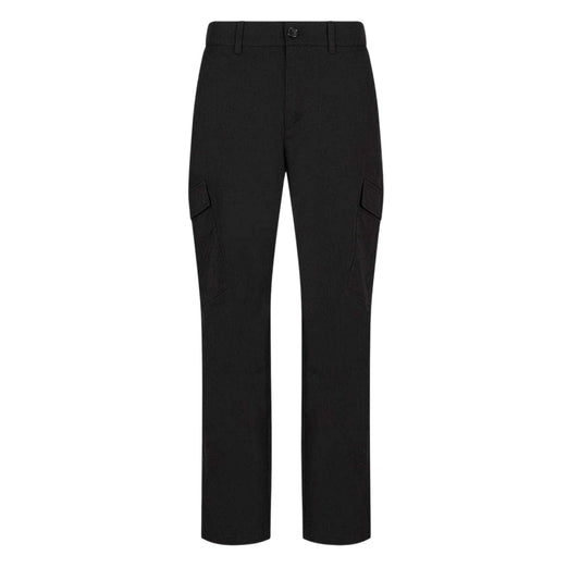 Black - Front - Armani Exchange Mens Cargo Trousers