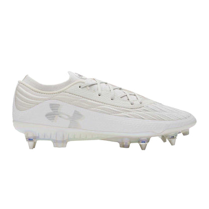 White - Front - Under Armour Mens Clone Magnetico Elite 4 Football Boots