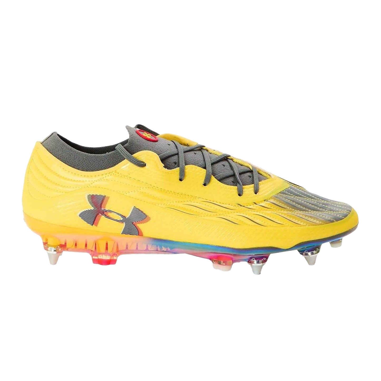 Yellow - Front - Under Armour Mens Clone Magnetico Elite 4 Football Boots