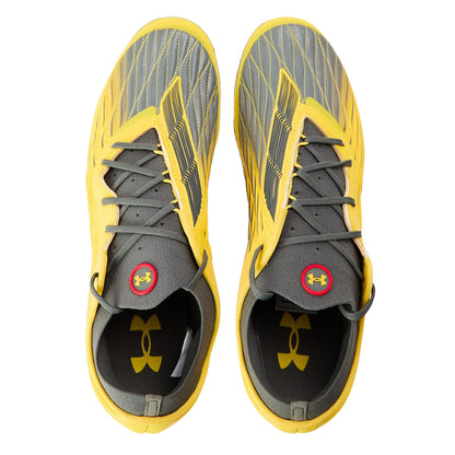 Yellow - Side - Under Armour Mens Clone Magnetico Elite 4 Football Boots
