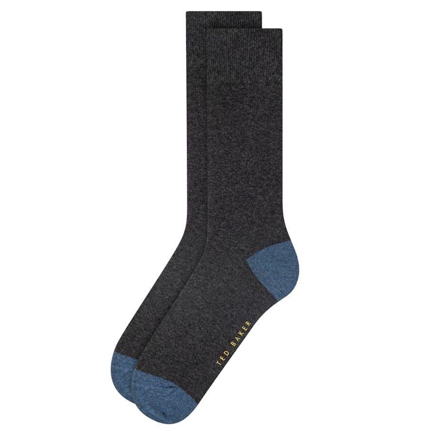 Green-Charcoal-Brown - Side - Ted Baker Mens Crew Socks (Pack of 3)