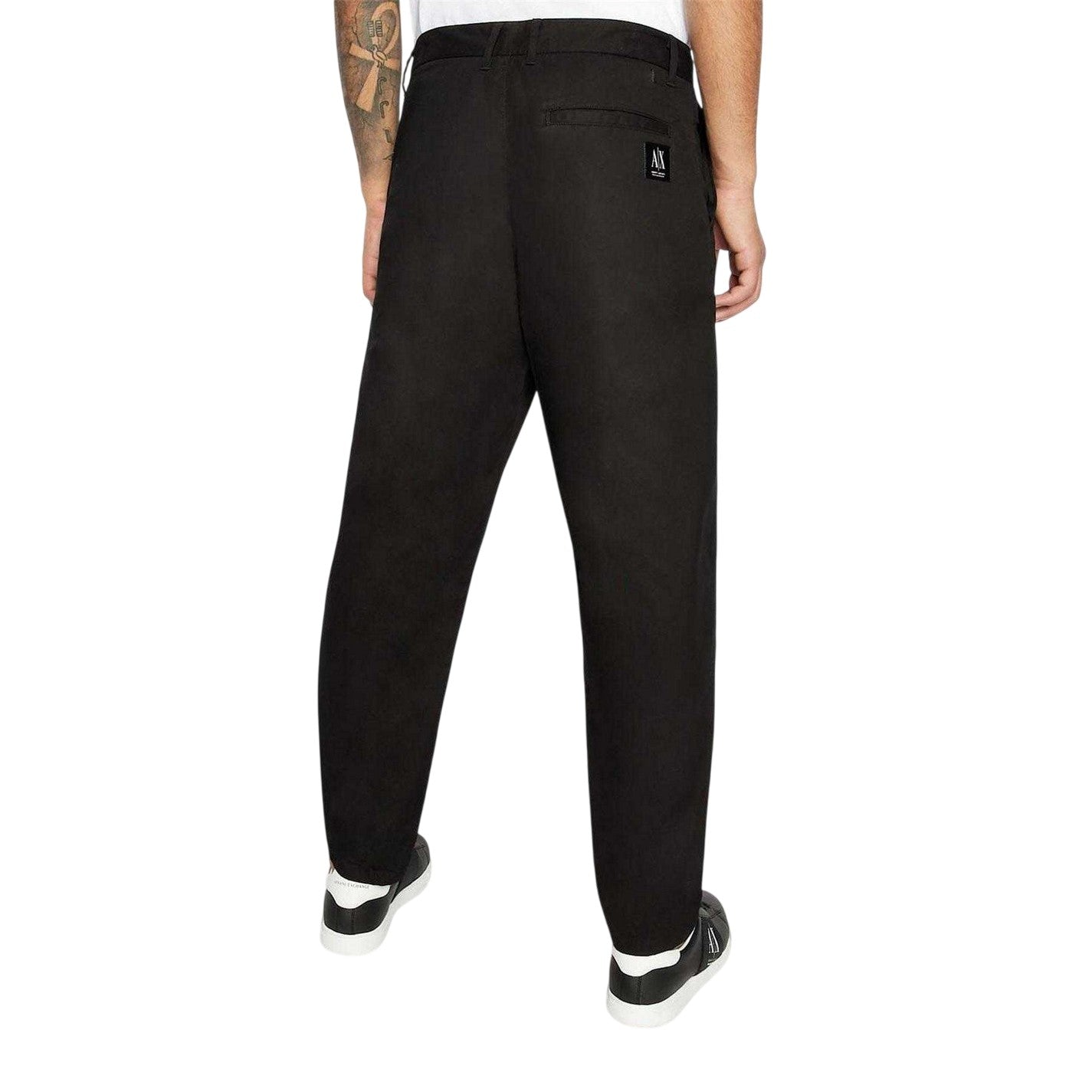 Black - Back - Armani Exchange Mens Chinos