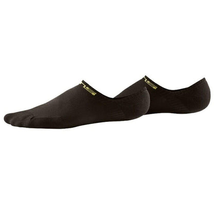 Black - Front - Skins Unisex Adult Essential No Show Liner Socks