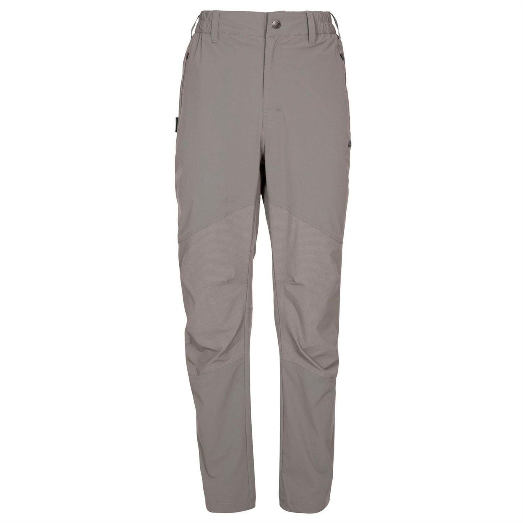 Grey - Front - Trespass Mens Adventure Hiking Trousers