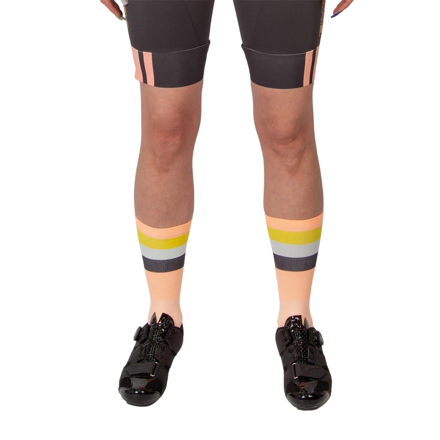 Neon Peach - Back - Endura Mens Bandwidth Socks
