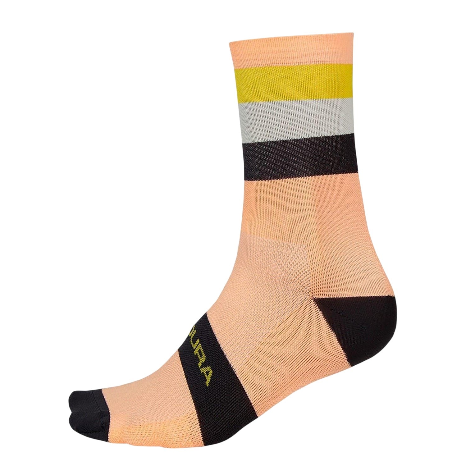 Neon Peach - Front - Endura Mens Bandwidth Socks