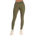 Khaki Green - Front - Skins Womens-Ladies Series-3 Thermal Long Leggings