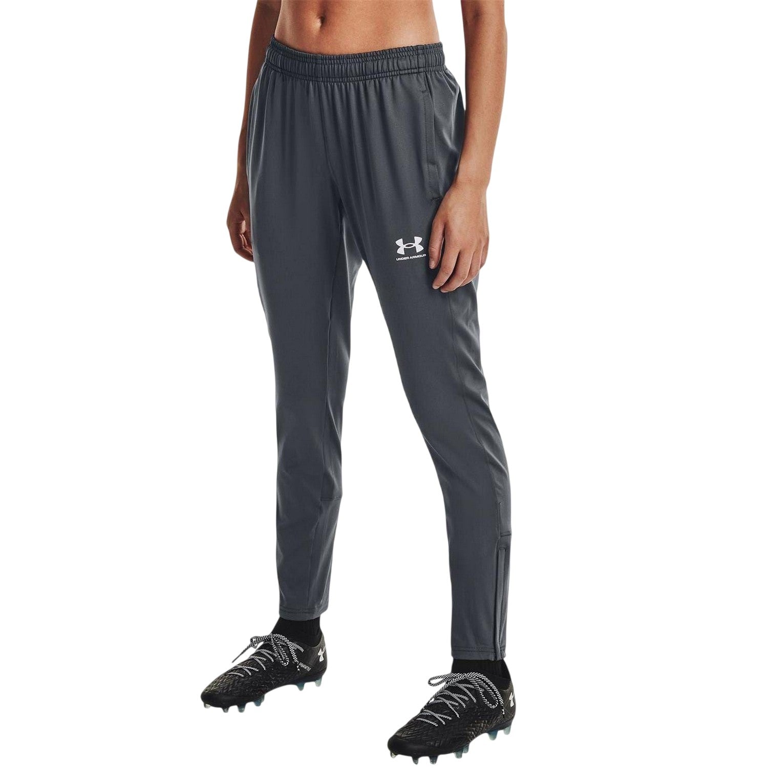 Pitch Grey - Side - Under Armour Mens Challenger Training Tracksuit Bottoms