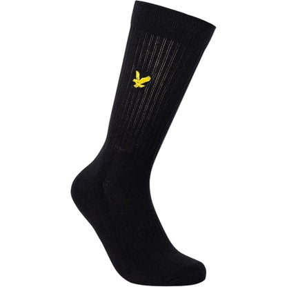 Multicoloured - Side - Lyle & Scott Mens Chunky Knit Socks (Pack of 3)