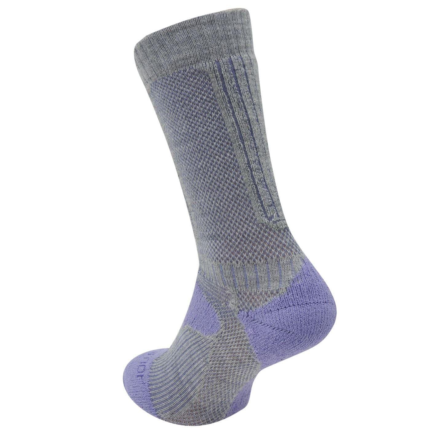 Grey-Lilac - Back - Karrimor Womens-Ladies Walking Socks