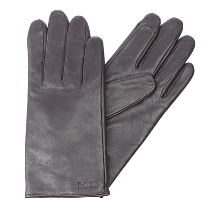 Brown - Side - Boss Mens Gioli Gloves