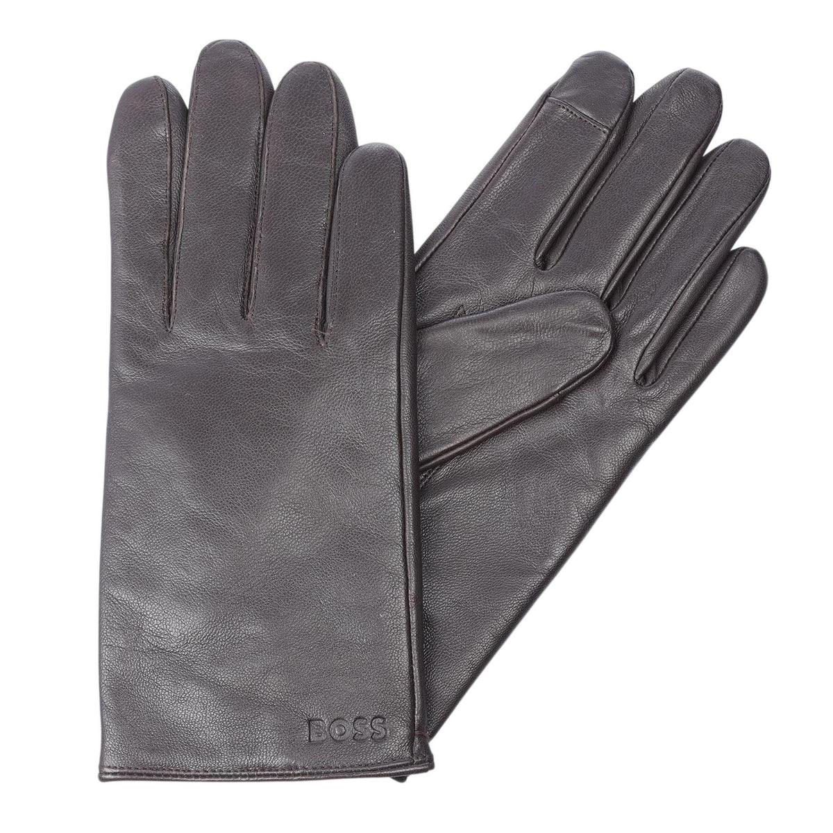 Brown - Side - Boss Mens Gioli Gloves