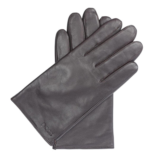 Brown - Front - Boss Mens Gioli Gloves