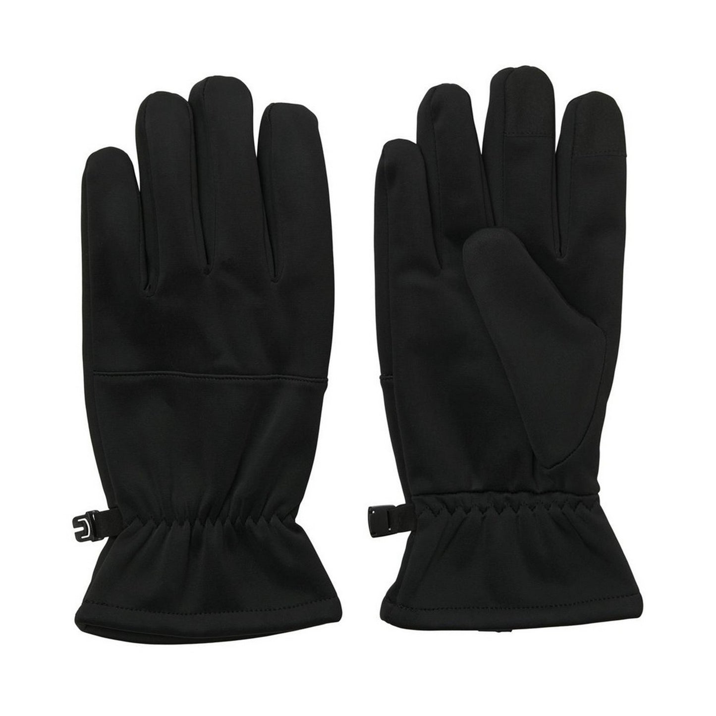 Black - Front - Jack And Jones Unisex Adult Technical Thermal Gloves