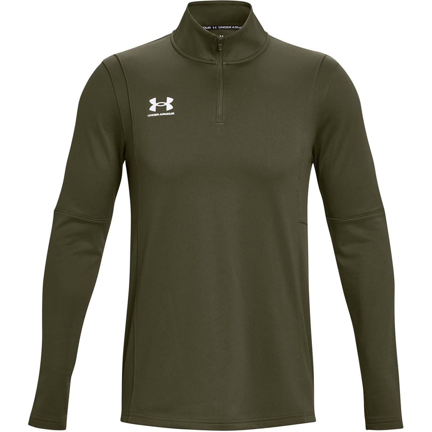 Marine OD Green - Front - Under Armour Mens Challenger Midlayer