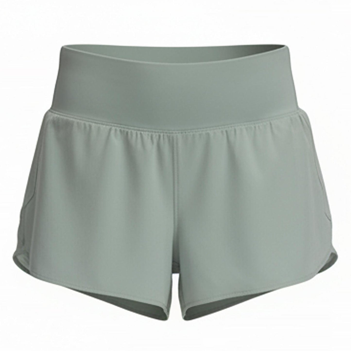Green - Front - Under Armour Womens-Ladies Launch Pro Running Shorts