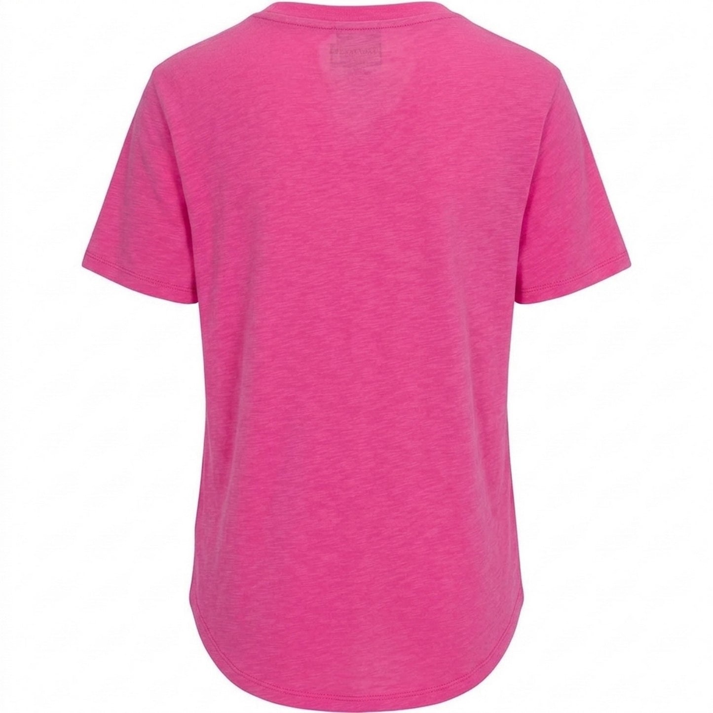 Fuchsia - Back - PJ Salvage Womens-Ladies Slub V Neck Short-Sleeved T-Shirt