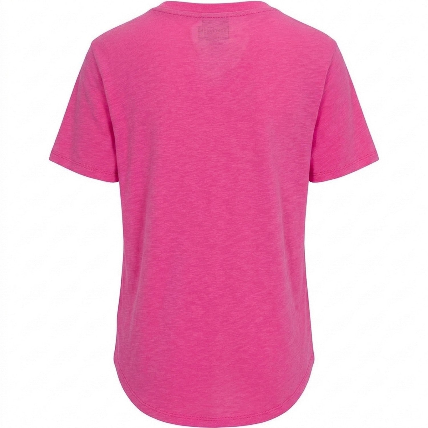 Fuchsia - Back - PJ Salvage Womens-Ladies Slub V Neck Short-Sleeved T-Shirt